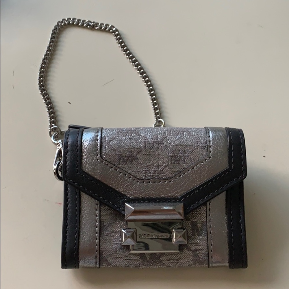Michael Kors Metallic Repeating Logo Wallet